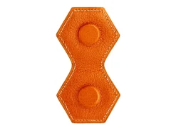 Leather Goods<Il Micio Money Clip Orange