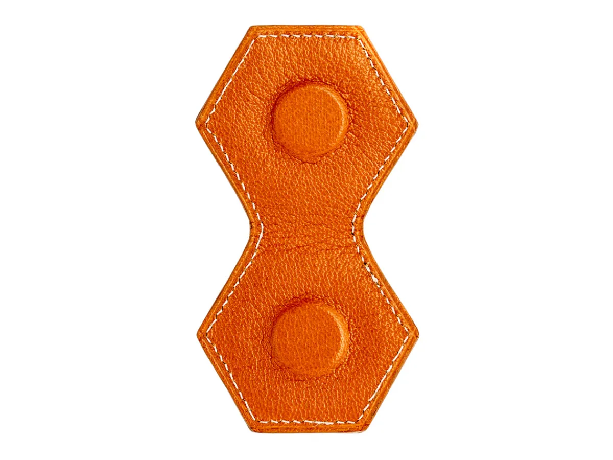Leather Goods<Il Micio Money Clip Orange