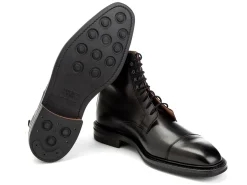 Rubber Soles | Boots<Crockett & Jones Northcote Black Wax Calf
