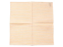 Pocket Squares<Simonnot Godard Orange-White Striped Pocket Square