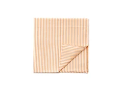 Pocket Squares<Simonnot Godard Orange-White Striped Pocket Square