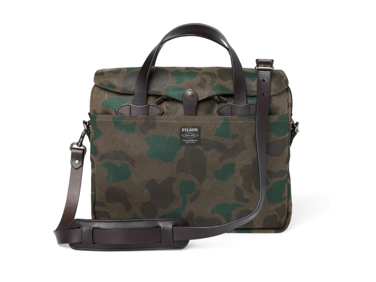 Luggage | Briefcases<Filson Original Briefcase Waxed Camouflage - Limited Edition