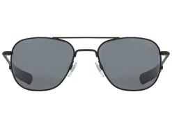Sunglasses | Eyewear<American Optical Original Pilot Black Grey Glass Lens Polarised