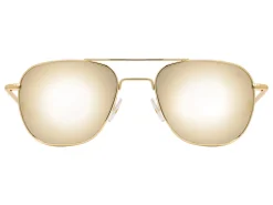 Sunglasses | Eyewear<American Optical Original Pilot Gold Gold Mirror Glass Lens