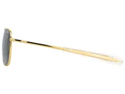 Sunglasses | Eyewear<American Optical Original Pilot Gold Grey Glass Lens Polarised