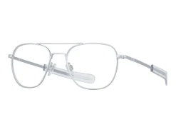 Eyewear<American Optical Original Pilot Matte Silver Frame Only