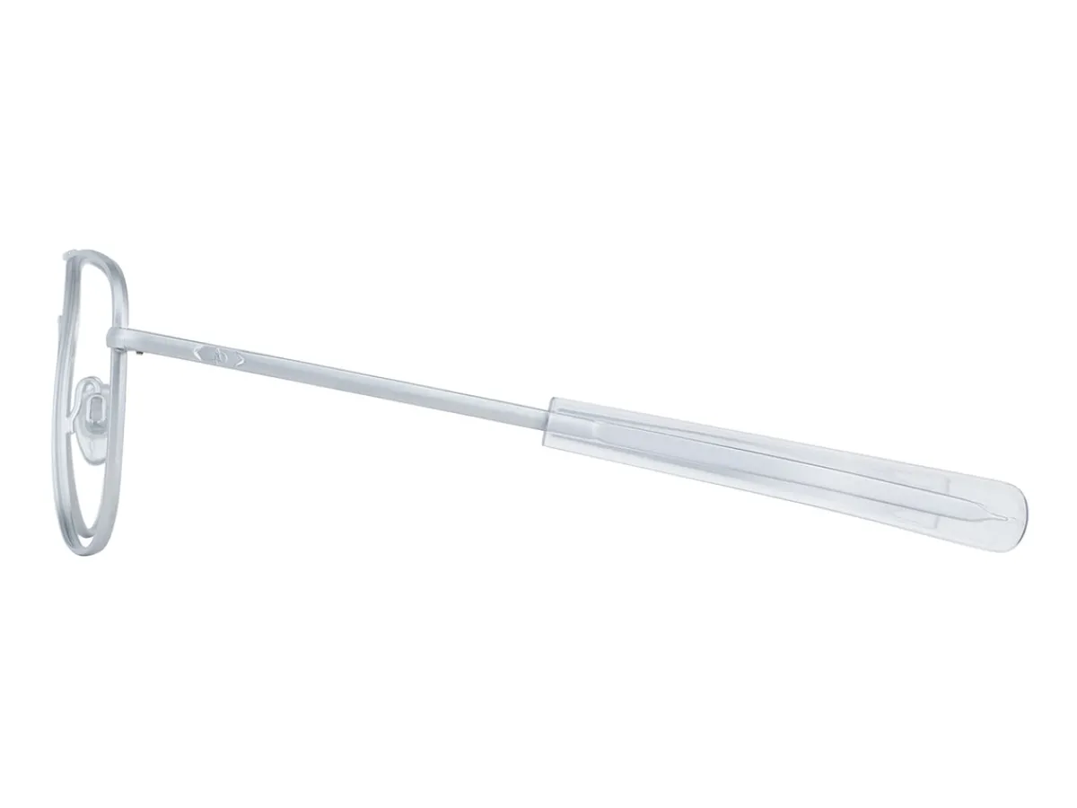 Eyewear<American Optical Original Pilot Matte Silver Frame Only