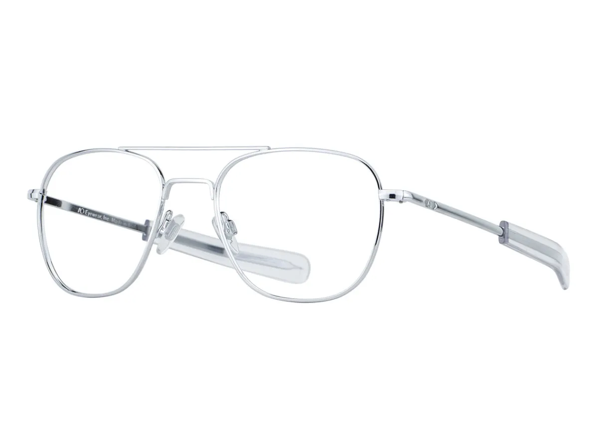 Eyewear<American Optical Original Pilot Silver Frame Only