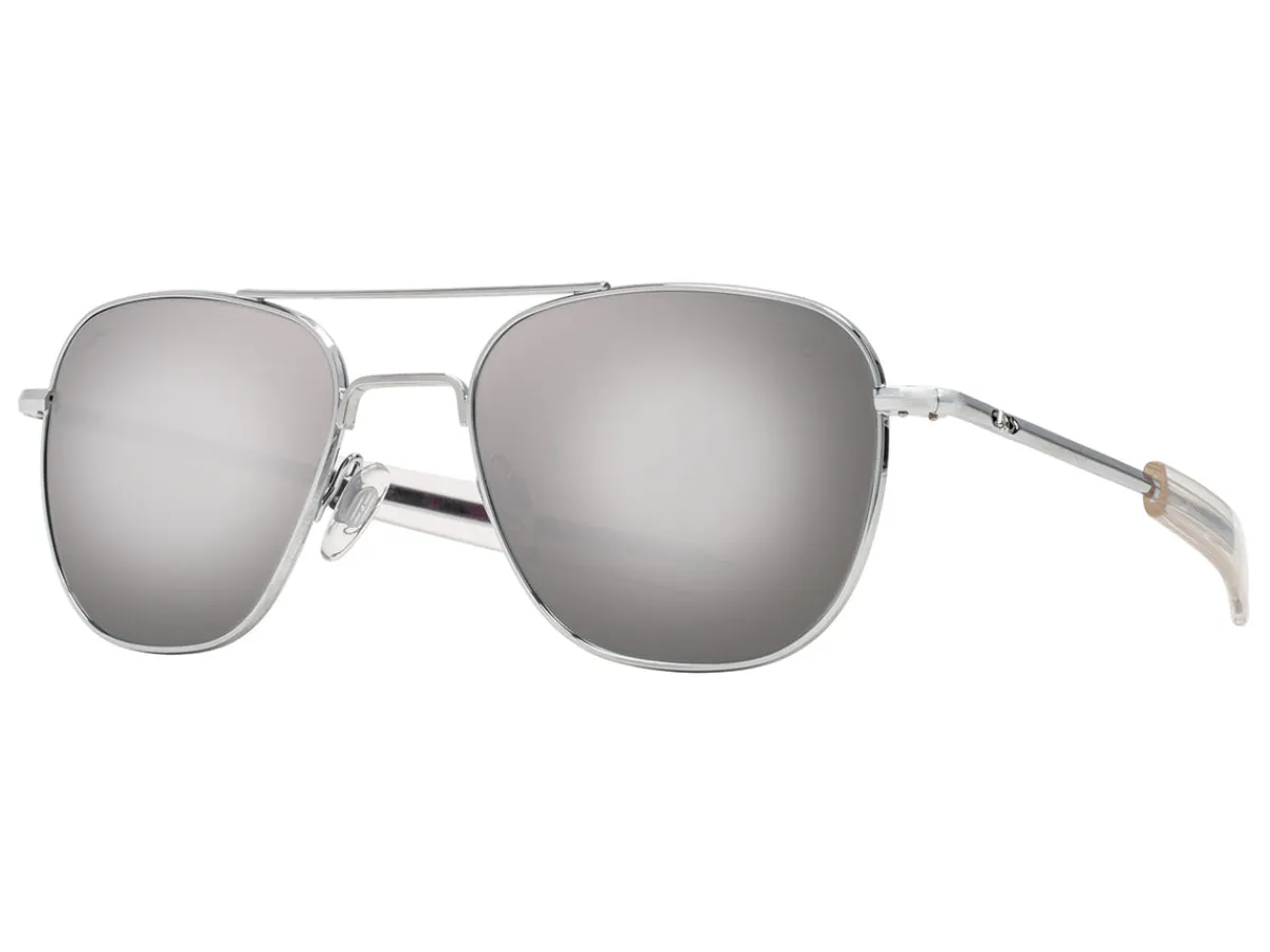 Sunglasses | Eyewear<American Optical Original Pilot Silver Silver Mirror Glass Lens Polarised