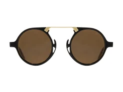 Sunglasses | Eyewear<American Optical Oxford Black Tortoise & Gold Brown Nylon Lens