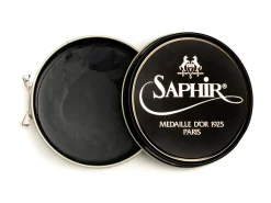 Wax Polishes<Saphir Pate de Luxe Wax Polish 100mL Black