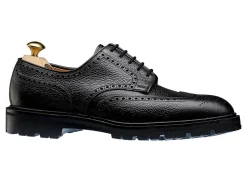 Rubber Soles | Derbys<Crockett & Jones Pembroke Black Scotch Grain [PRE-ORDER]