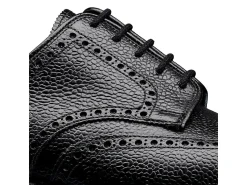 Rubber Soles | Derbys<Crockett & Jones Pembroke Black Scotch Grain [PRE-ORDER]
