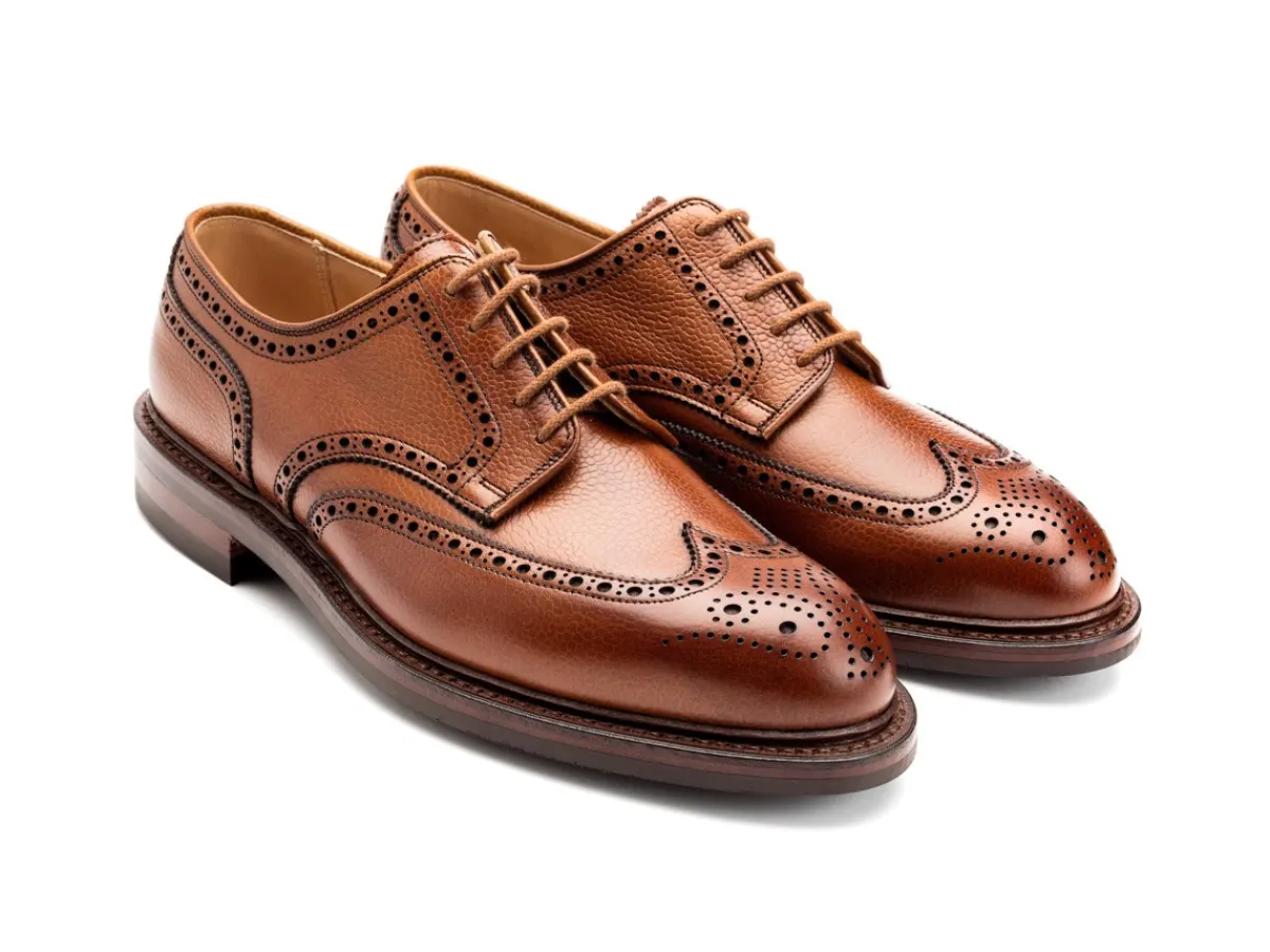 Rubber Soles | Brogues<Crockett & Jones Pembroke Tan Scotch Country Grain