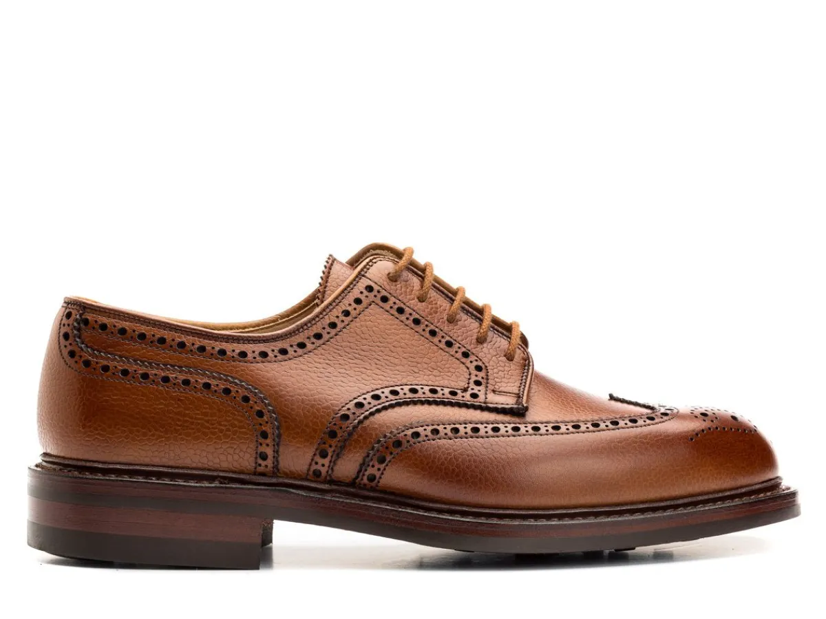 Rubber Soles | Brogues<Crockett & Jones Pembroke Tan Scotch Country Grain