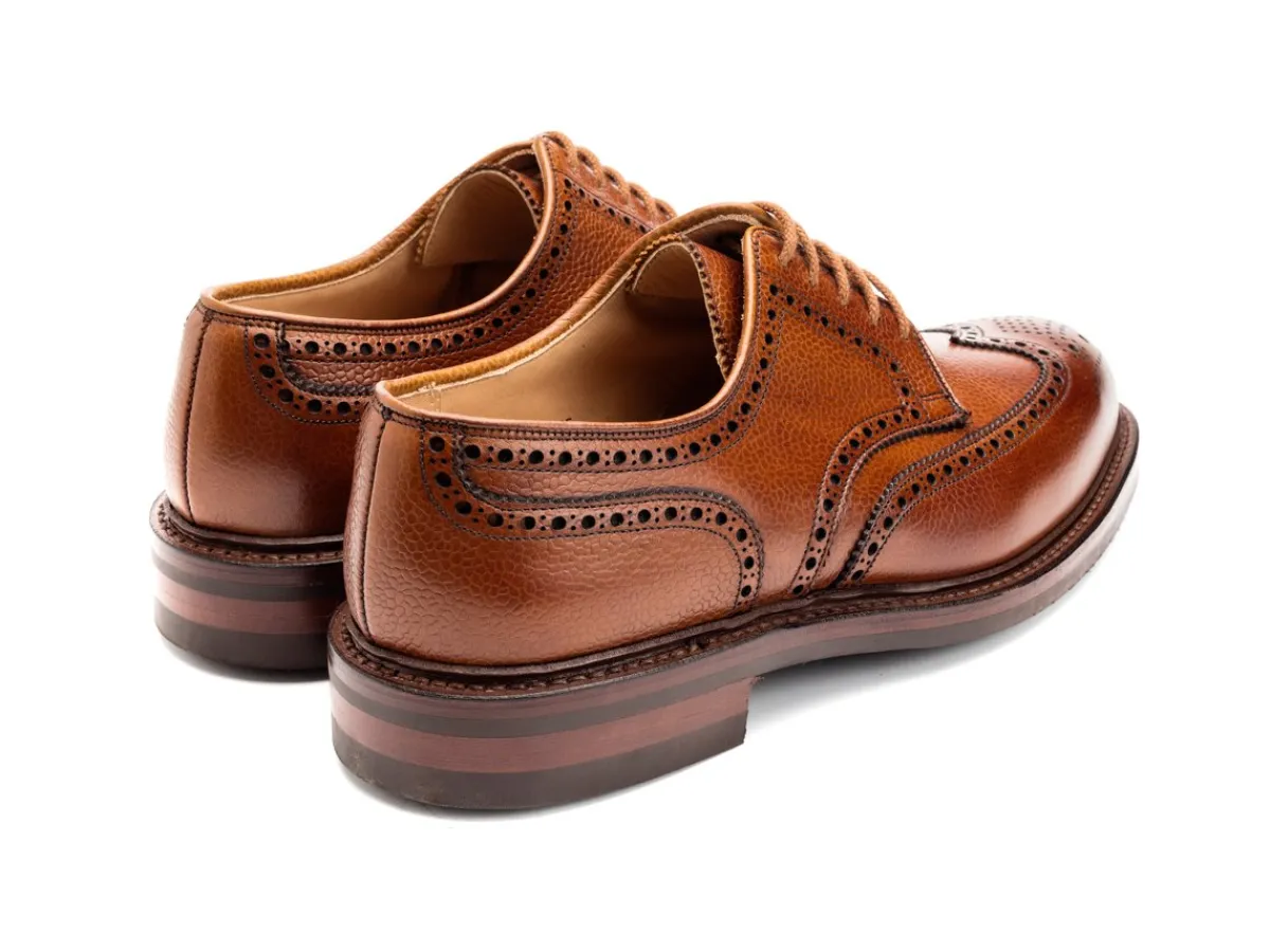 Rubber Soles | Brogues<Crockett & Jones Pembroke Tan Scotch Country Grain
