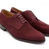 Wide Fitting | Suede<John Lobb Penzance Burgundy Suede EE-width