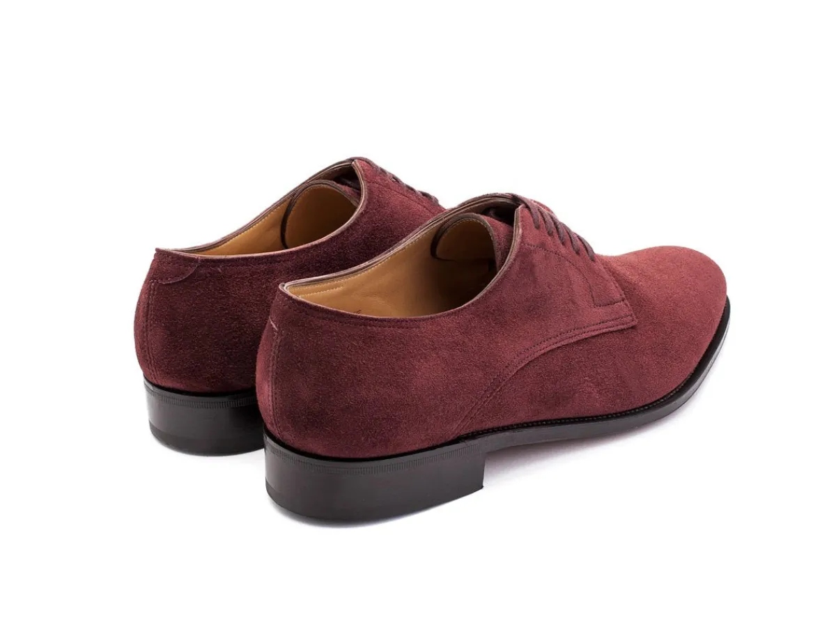 Wide Fitting | Suede<John Lobb Penzance Burgundy Suede EE-width