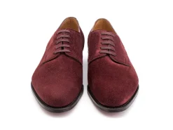 Wide Fitting | Suede<John Lobb Penzance Burgundy Suede EE-width
