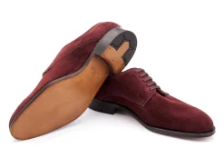 Wide Fitting | Suede<John Lobb Penzance Burgundy Suede EE-width