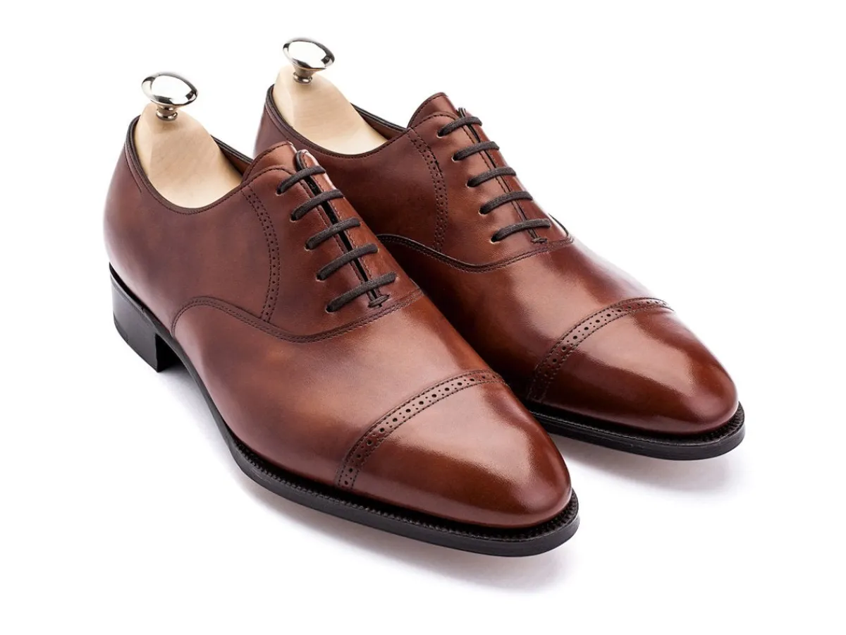 Oxfords | Brogues<John Lobb Philip II Chestnut Misty Calf