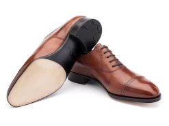 Oxfords | Brogues<John Lobb Philip II Chestnut Misty Calf