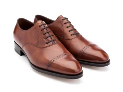 Oxfords | Brogues<John Lobb Philip II Chestnut Misty Calf