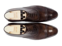 Oxfords<John Lobb Philip II Dark Brown Museum Calf