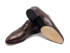 Oxfords<John Lobb Philip II Dark Brown Museum Calf