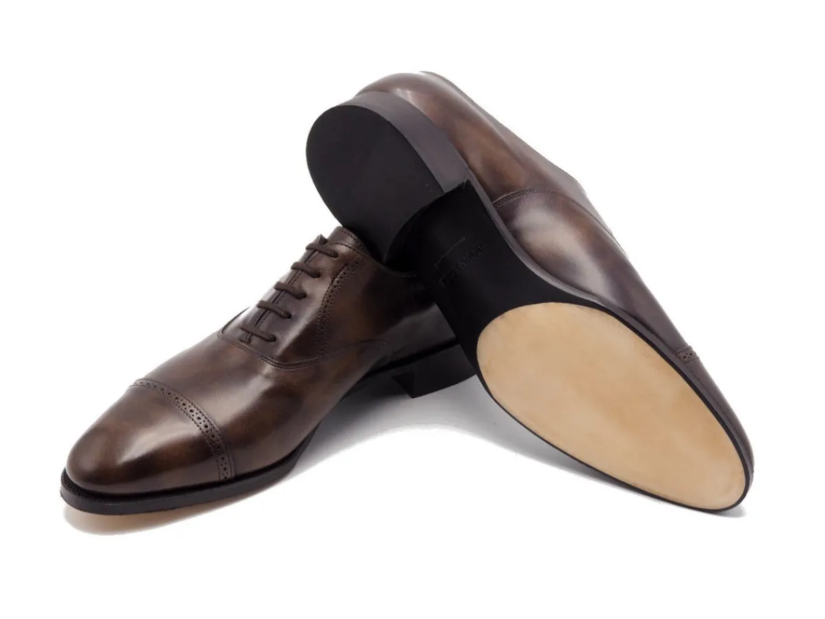 Oxfords<John Lobb Philip II Dark Brown Museum Calf