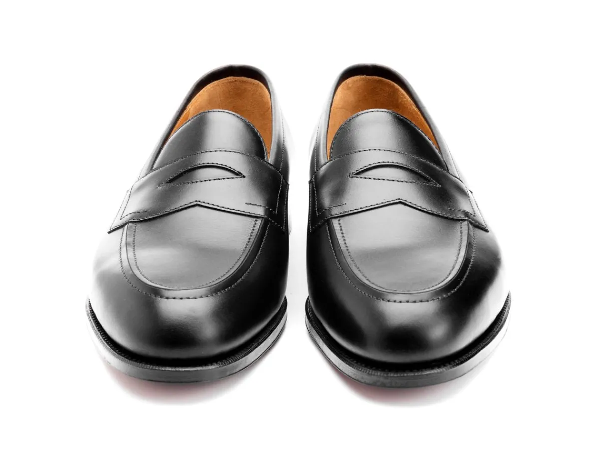 Summer Shoes | Penny Loafers<Edward Green Piccadilly Black Calf
