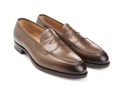 Summer Shoes | Penny Loafers<Edward Green Piccadilly Dark Oak Antique Calf