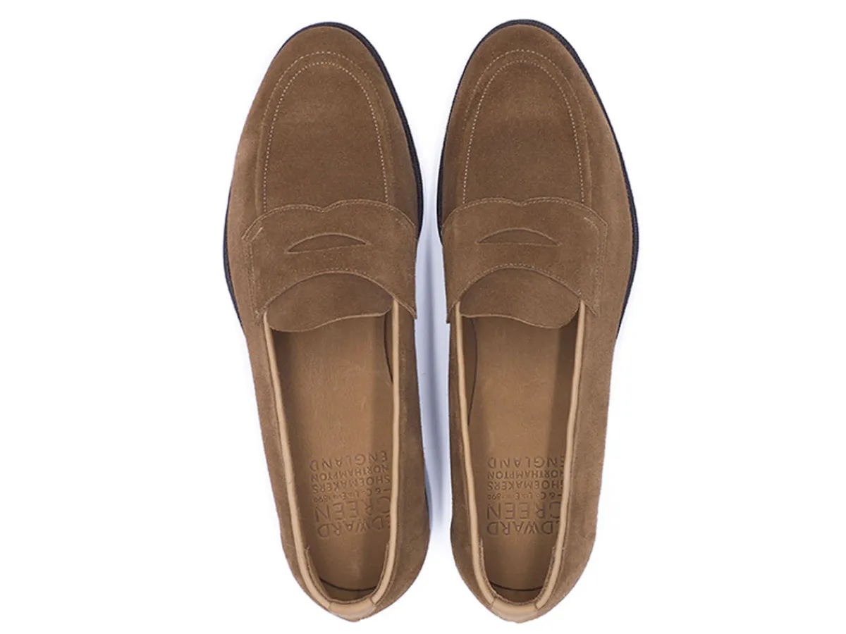 Summer Shoes | Suede<Edward Green Piccadilly Unlined Raw Umber Suede
