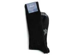 Socks<Corgi Ribbed Socks Black