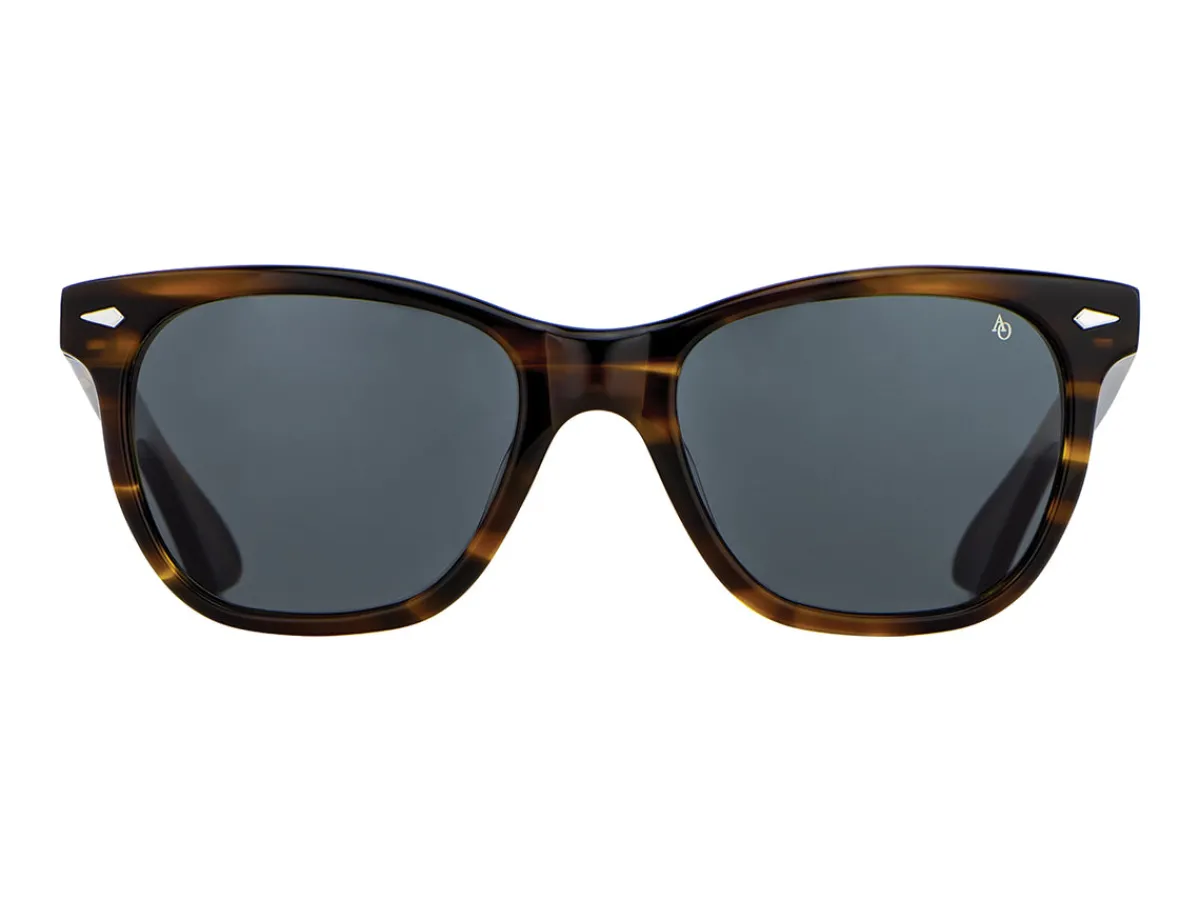 Sunglasses | Eyewear<American Optical Saratoga Brown Demi Grey Nylon Lens