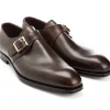 Monk Straps<Crockett & Jones Savile Dark Brown Antique Calf
