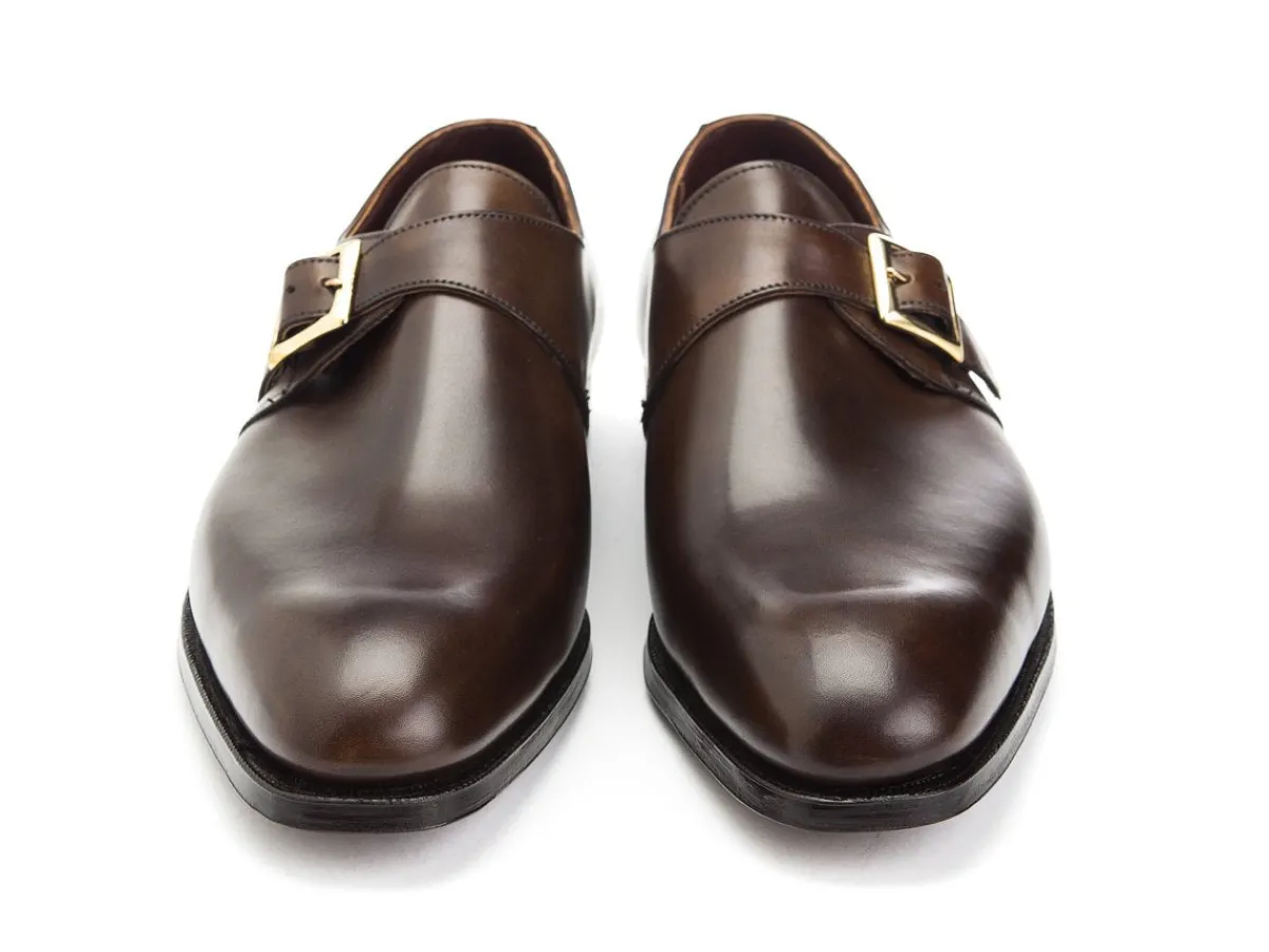 Monk Straps<Crockett & Jones Savile Dark Brown Antique Calf
