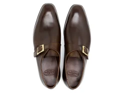 Monk Straps<Crockett & Jones Savile Dark Brown Antique Calf
