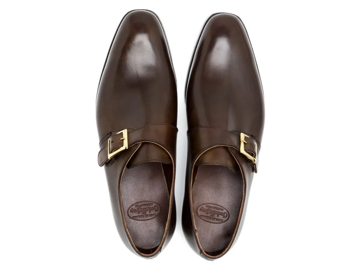 Monk Straps<Crockett & Jones Savile Dark Brown Antique Calf