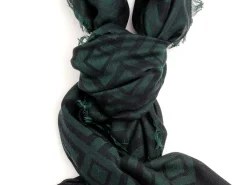 Scarves<Rubinacci Scarf Diamond Pattern Green