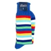 Socks<Corgi Seven Stripe Cotton Socks Blue
