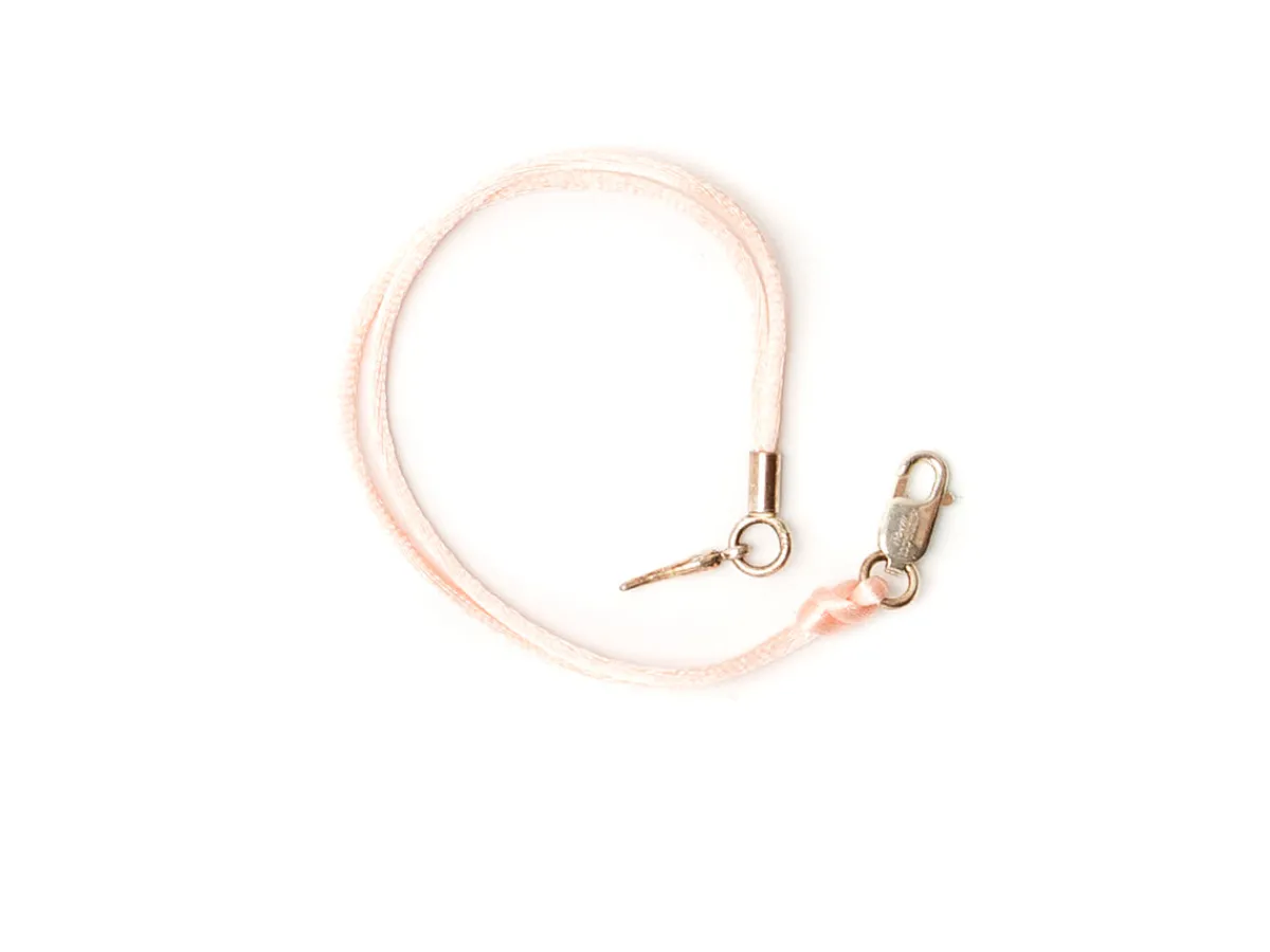 Jewellery | Bracelets<Rubinacci Silk Bracelet with Lucky Chilli Pink