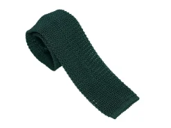 Ties<Double Monk Silk Knit Tie Racing Green