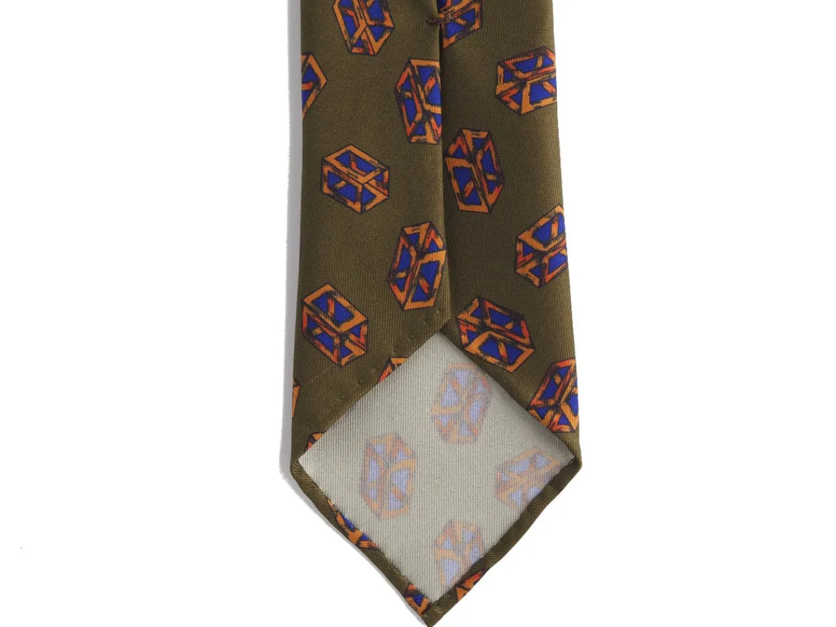 Ties<Tie Your Tie Silk Tie Quader Green