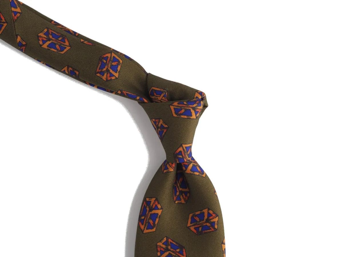 Ties<Tie Your Tie Silk Tie Quader Green