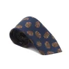 Ties<Tie Your Tie Silk Tie Quader Navy