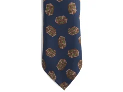 Ties<Tie Your Tie Silk Tie Quader Navy
