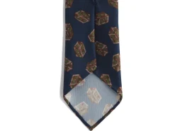 Ties<Tie Your Tie Silk Tie Quader Navy