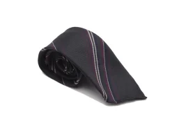 Ties<Tie Your Tie Silk Tie Repp Multi-Stripe Charcoal