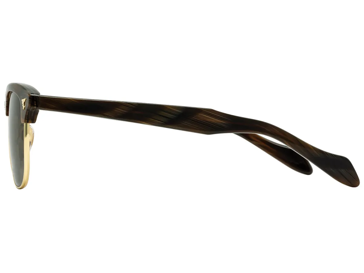 Sunglasses | Eyewear<American Optical Sirmont Chocolate Gold Brown Nylon Lens Polarised